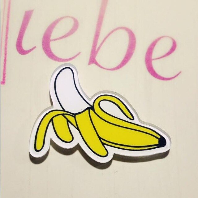 Ananas Banaan Watermeloen Lemon Broche Acryl Pin Badges Pictogrammen Op De Rugzak Medaille Decoratie Badge Voor Kleding: I