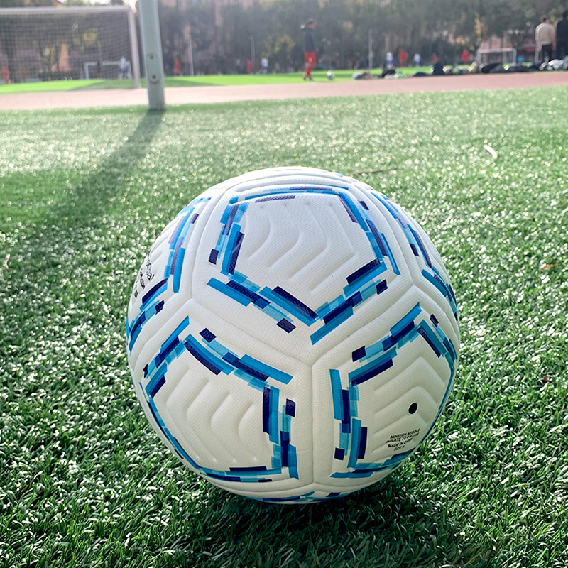 Professionele wedstrijdvoetbal voor jongeren/volwassenen, maat 5, Slijtvast, dagelijkse trainingsvoetbal, PU-thermisch gebonden technologie