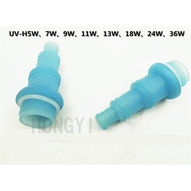 JEBO 2pieces/lot UV water filter sterilizer lamp original accessory water inlet and outlet water cleaner for aquarium