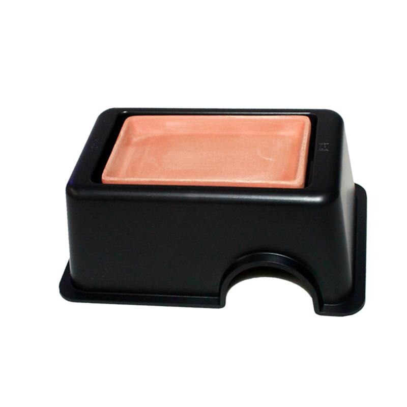 Water Bowl Plastic Reptile Hide Box Den Spawning Cave Tortoise Snake Lizard Feed