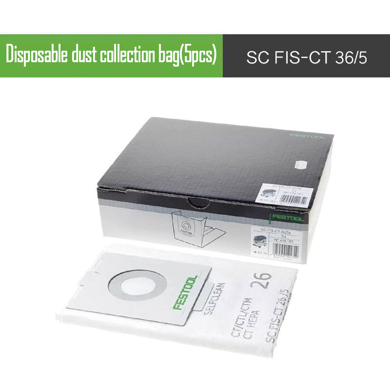 FESTOOL vacuum cleaner original accessories CTL 26/36 E Vacuum bag filter element Hose Coupling Sleeve etc