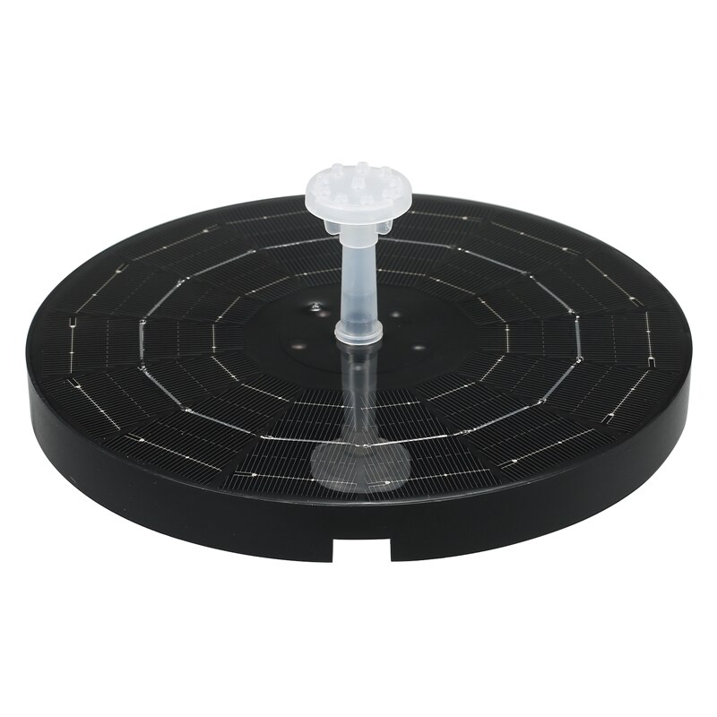 3.8W Floating Solar Panel Powered Fountain Pump Colorful LED Light Outdoor Swimming Pool Garden Water Fountain