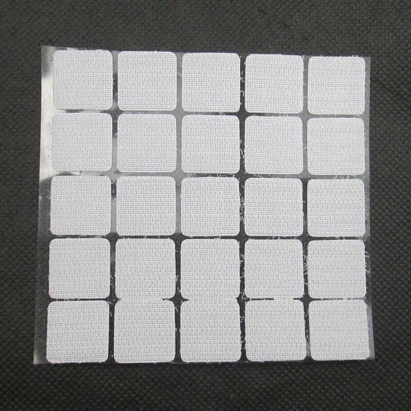 Wit 100 Pairs 20mm Nylon haken en lussen Sticker sterke zelfklevende Ronde dot lijm op stickers thuisgebruik Gordijn fastener