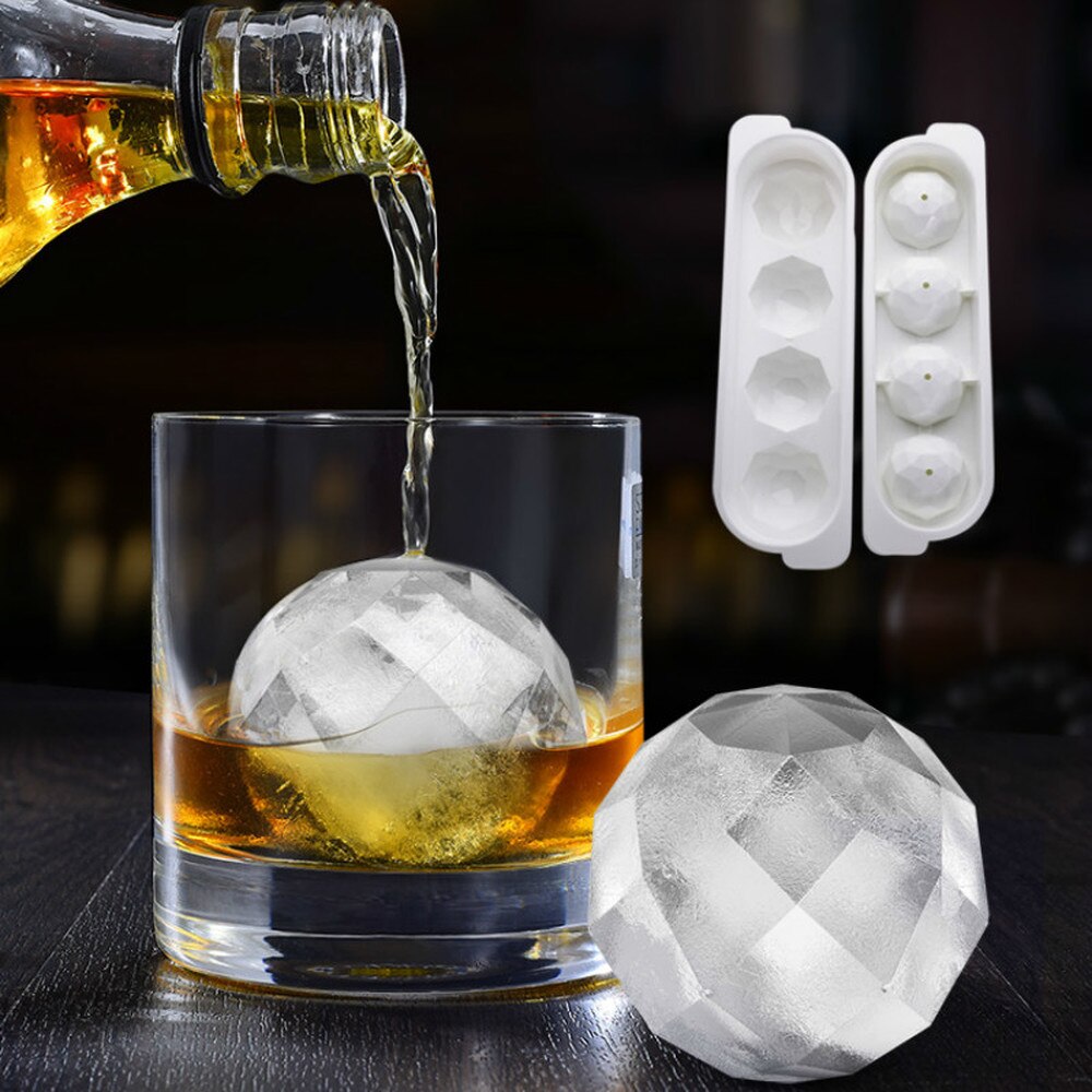 Japan Imported Ice Cube Mold Ice Ball Maker Safety Plastic 5cm Ball DIY Home Bar Use Recommend