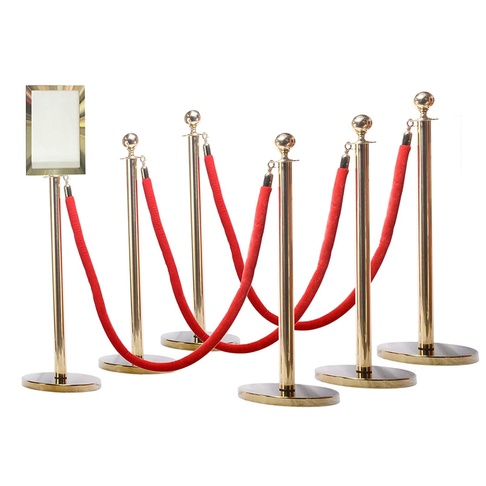 China Manufacture Warning Post Stanchions Hotel Barriers For Guardrail