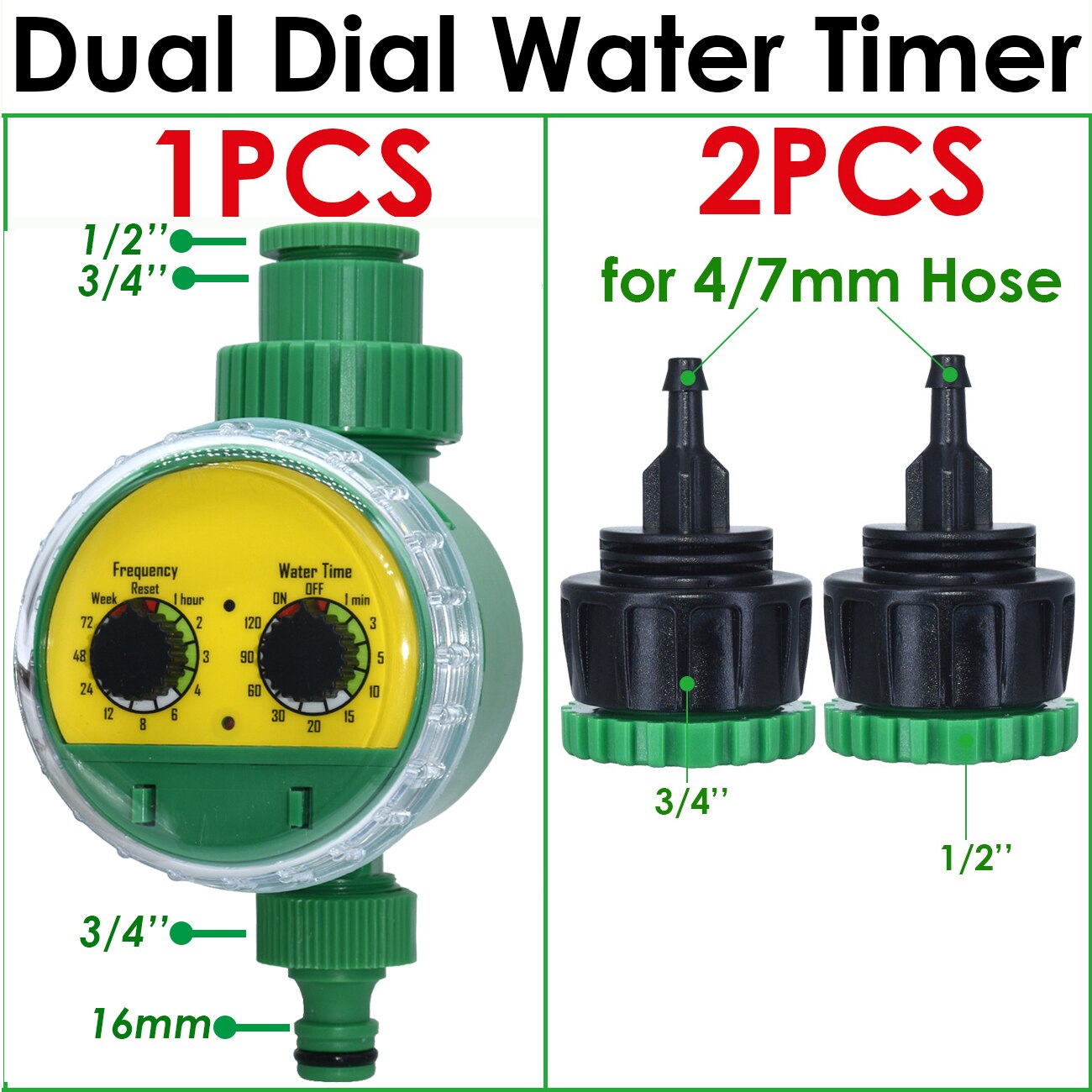 Electronic Irrigation Water Timer Garden Home Indoor Outdoor Timed Controller Automatic Sprinkler Programmable Valve Faucet Hose: Lavender