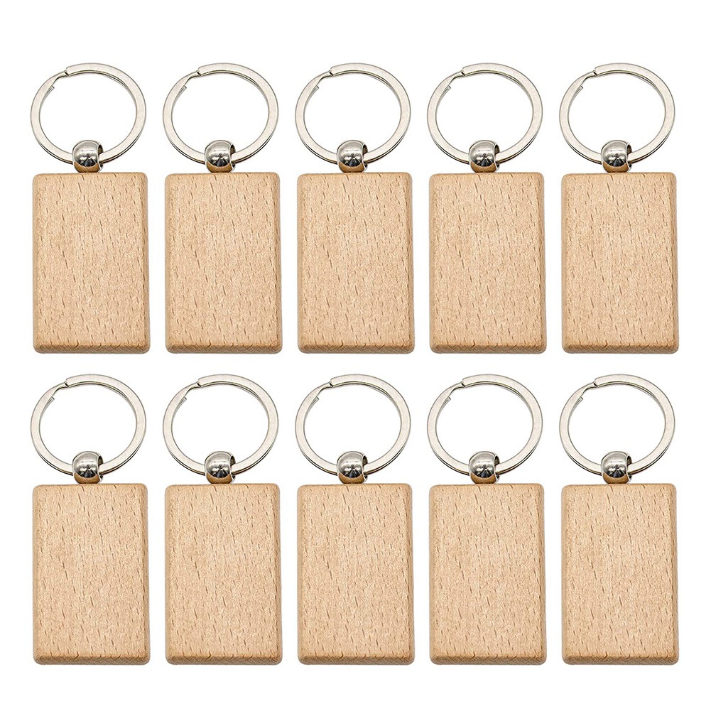 10 Stuks Blanco Houten Sleutelhanger Hout Sleutelhanger Sleutelhanger Sleutelhanger Sleutelhanger Sleutelhanger Gepersonaliseerde Edc Of Beste Cadeau Ambacht