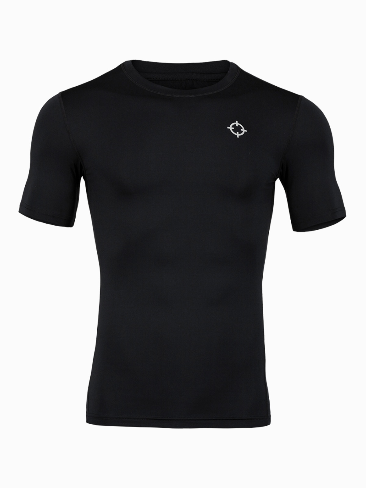 Strengere schnell trocknende laufende T-Shirt Basketball Kompression Shirt Männer schnell trocknen oben schwarz Bodybuilding Muskel Shirt trainieren Fitnessstudio