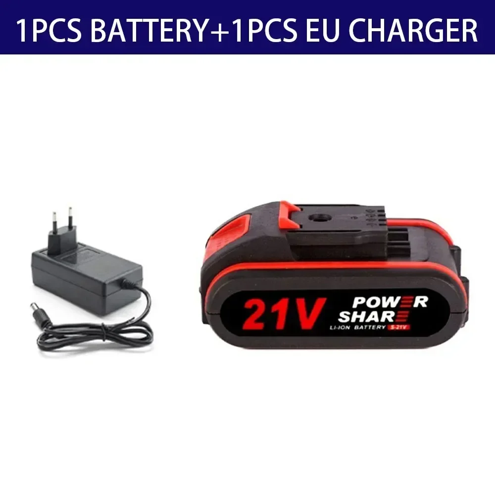 Akumulator litowo-jonowy 21 V 7500 mAh do piły elektrycznej WORX 18 V 20 V, wiertarki elektrycznej i elektronarzędzi ogrodowych: SZARY