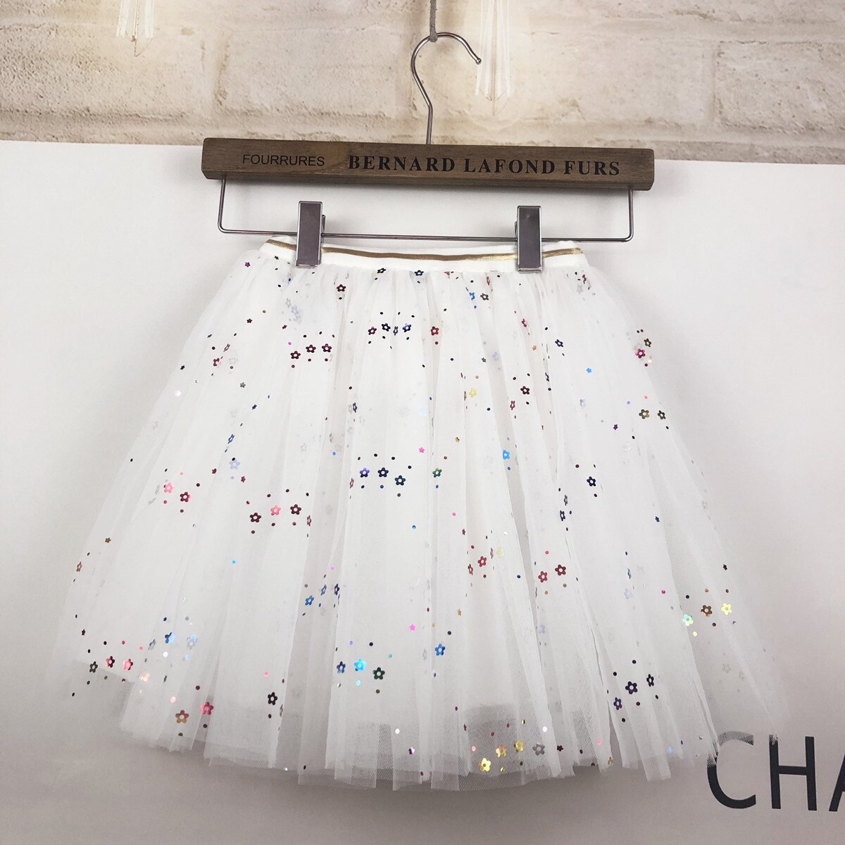 Ins Children Skirts Spring Summer Girls Short Skirts Mesh Skirt: white / 3T