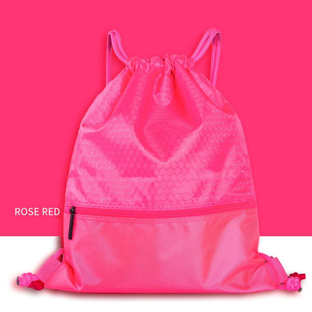 50*42cm Folding Drawstring Storage Waterproof Beam Bag Wear-resistant Sport With Zipper Pocket Home Swimming Backpack Travel