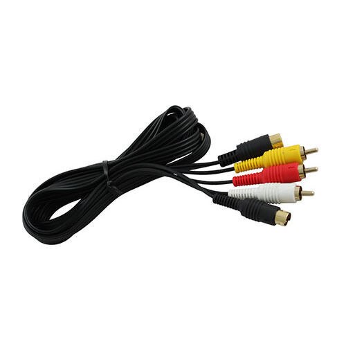 S-Video AV RCA Video Audio Composite TV Adapter Kabel Retro-bit voor Sega Saturn