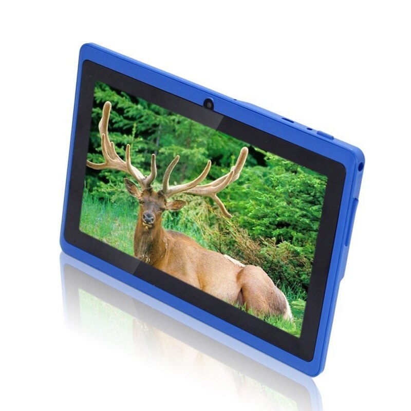 7 inch Android Google Tablet PC 4.2.2 8GB 512MB DDR3 Quad-Core Camera Capacitive Touch Screen 1.5GHz WiFi blue