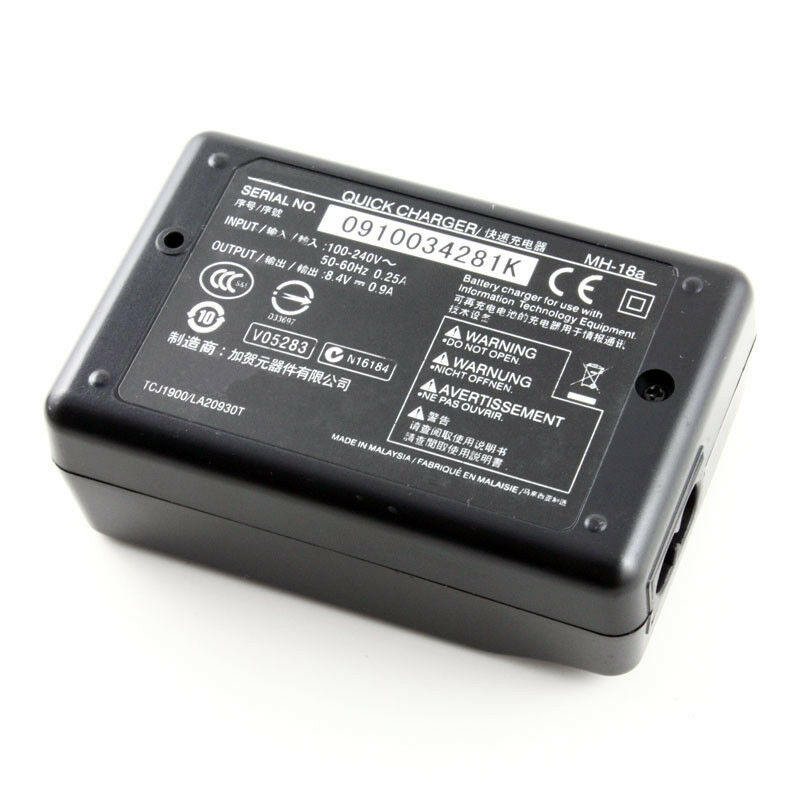 Batterie Ladegerät Kamera für Nikon MH-18A mh18 mh18a mh-18a EN-EL3e EN-EL3a D50 D70S D80 D90 D200 D300 D700