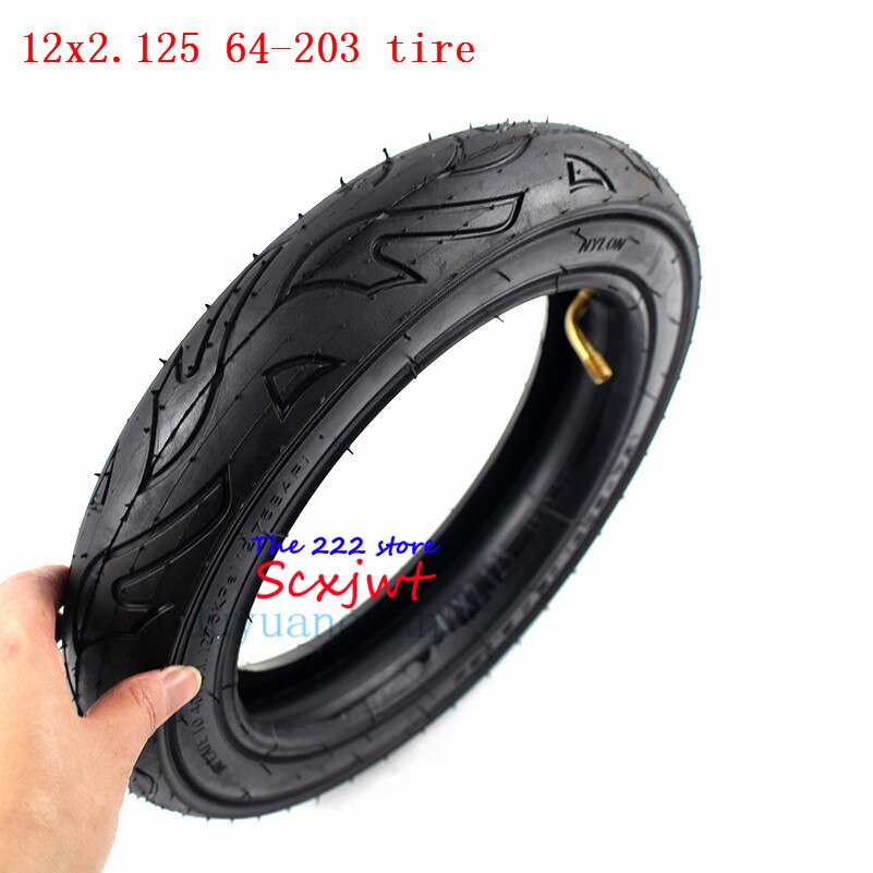 12x2.125 64-203 tire 12" Bike Bicycle Scooter Stroller Tires inner tubes 12 x 2.125 12x1.75 tyres 12 1/2 x 2 1/4 wheel tire