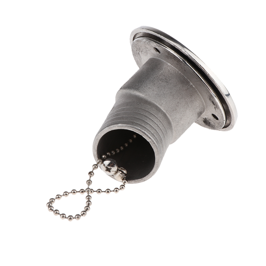 ISURE MARINE Grade Stainless Steel Hardware Boat Deck Water Filler 1-1/2" 45 Degree