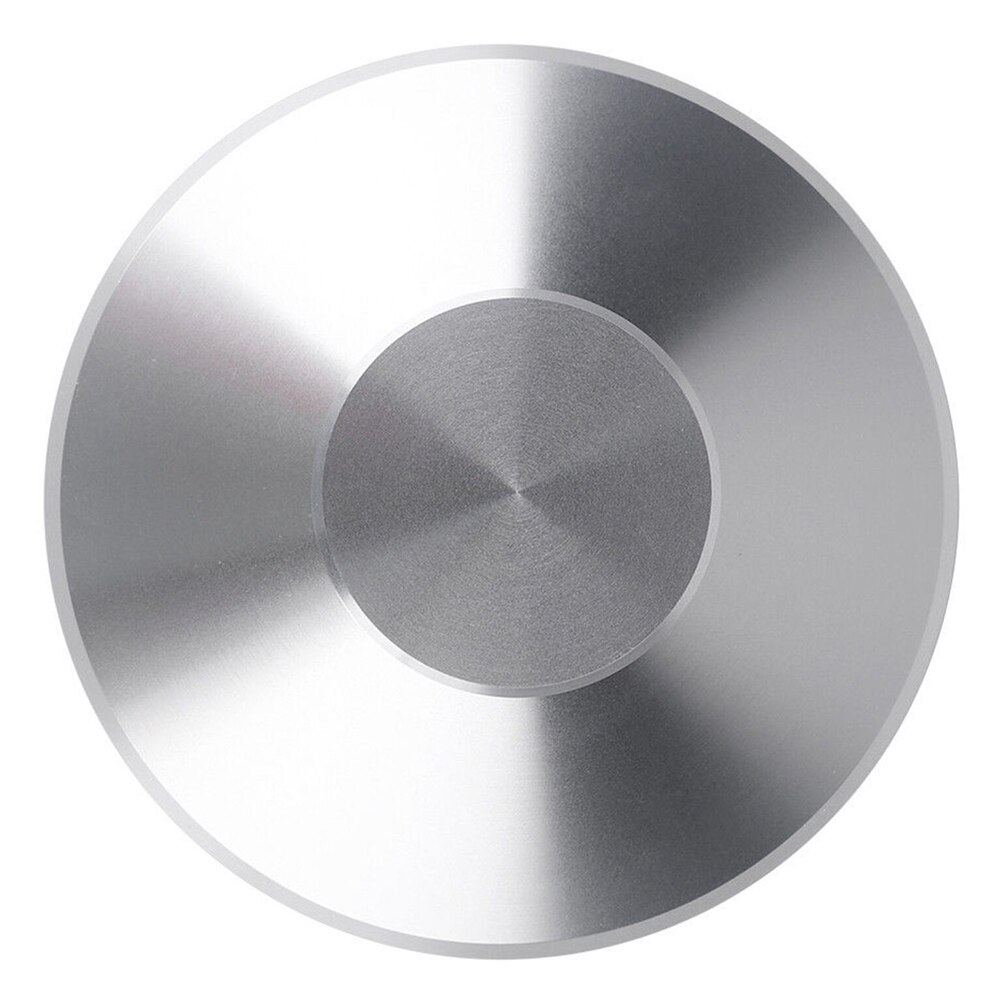 Aluminum Vinyl Record Stabilizer LP Turntable Disc Weight Silver