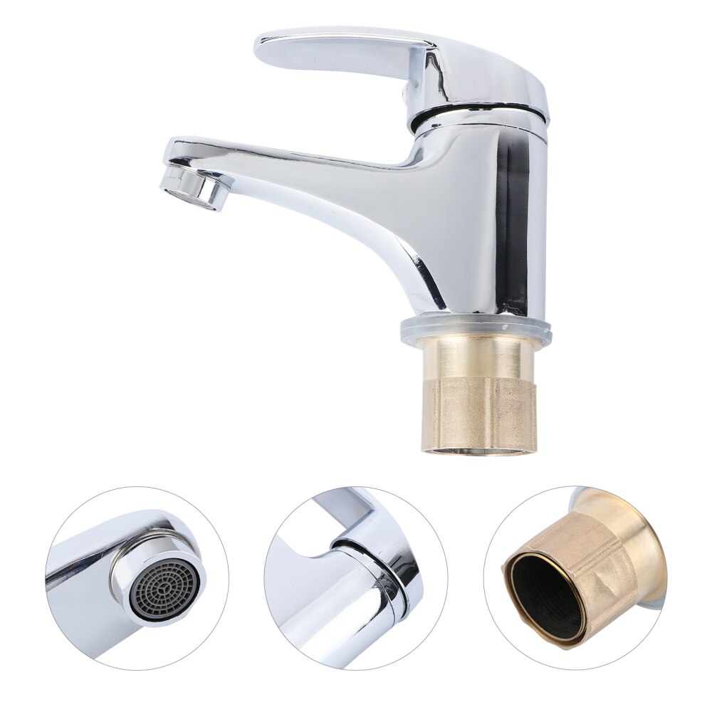 Kitchen Tap Alloy Basin Taps Metal Sink Tap and Cold Water Home Alloy)