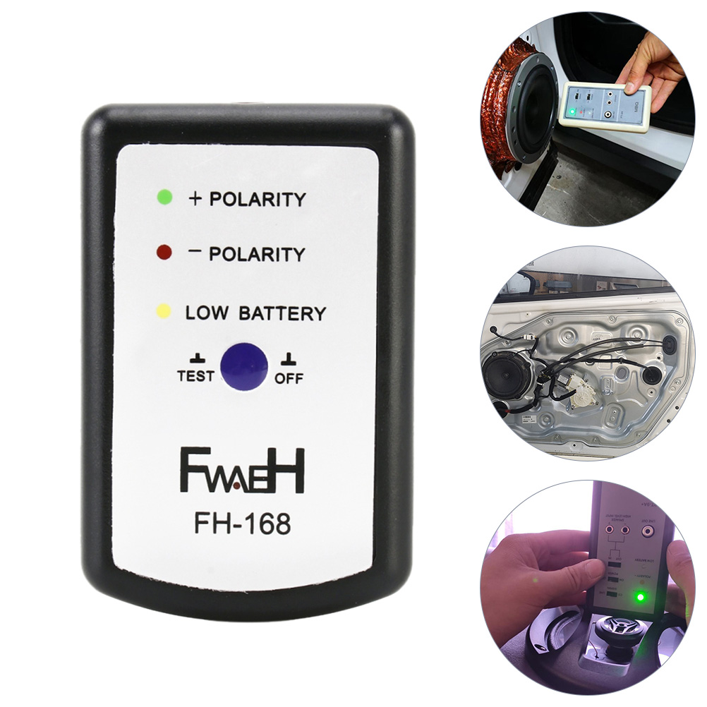 Speaker Polarity Tester Speaker Phase Meter Car Audio System Test Phasemeter: Default Title