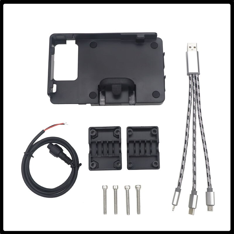 Para SUZUKI VSTROM 650 2004, soporte windscreen, soporte GPS para teléfono inteligente: A