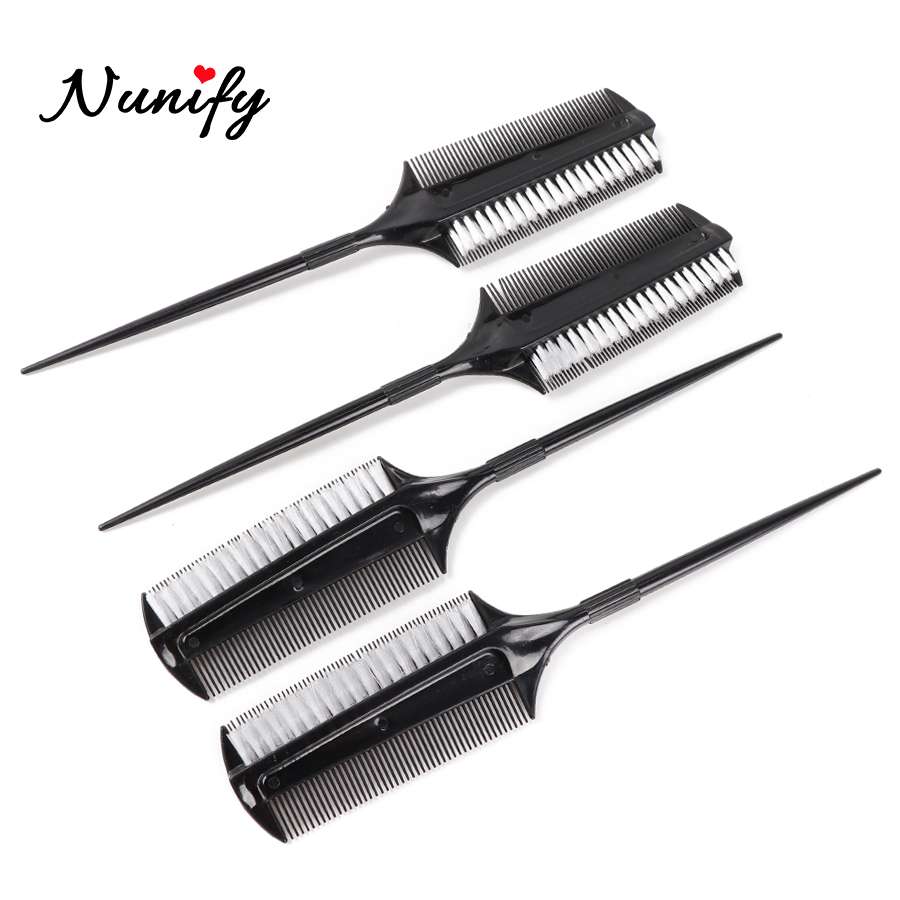Nunify slim line drilleri frisør kamme glat hår børste piger hestehale hår kam salon hårpleje styling værktøj