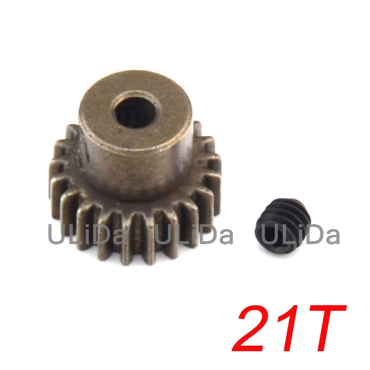 11184 Steel Metal Spur Diff Main Gear 64T Motor Pinion Gears 17T 21T 26T 29T 11189 11176 11181 11119 For RC HSP Redcat RC Truck: 21T