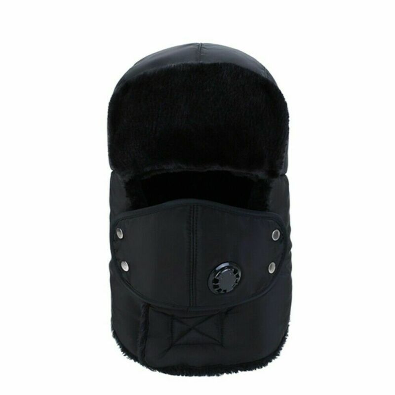 Mænd kvinder vinter varm russisk hat trooper sne ski ushanka vandtæt varm hat afslappet solid blød unisex vindtæt bomber caps