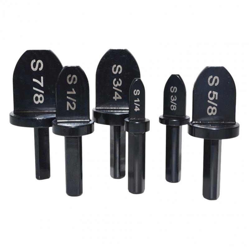 6Pcs Multifunctionele Koperen Pijp Swaging Hulpmiddel Boor Set Draagbare Lager Staal