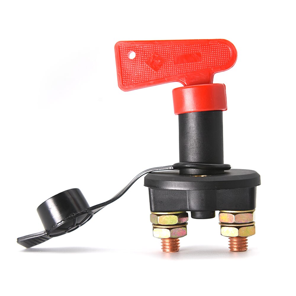 Battery Power Switch Disconnect Isolator Circuit Breaker Main Switch Kill Cut-off Switch Insulated Rotary Switch Key: Default Title