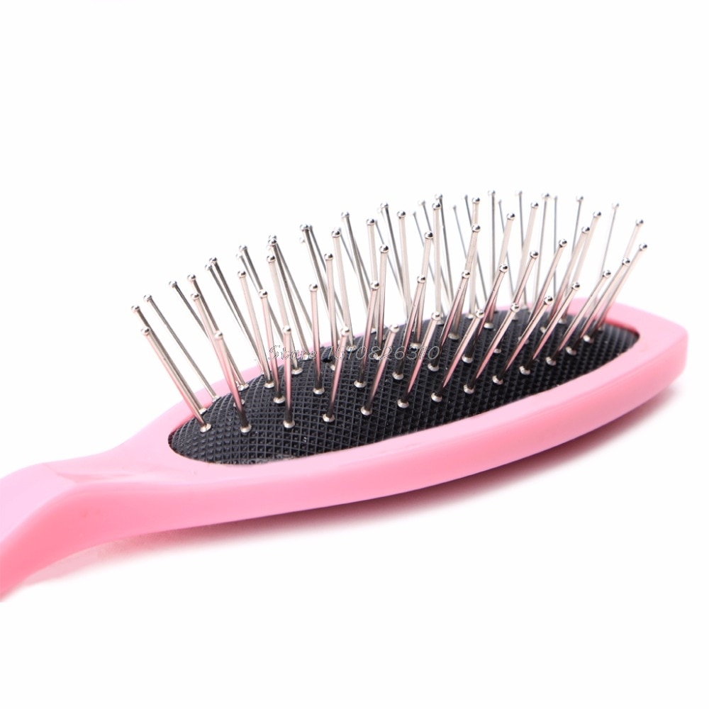 Brosse peigne professionnelle antistatique en acier, tête d&#39;entraînement pour perruque Extensions # Y207E # Offre Spéciale