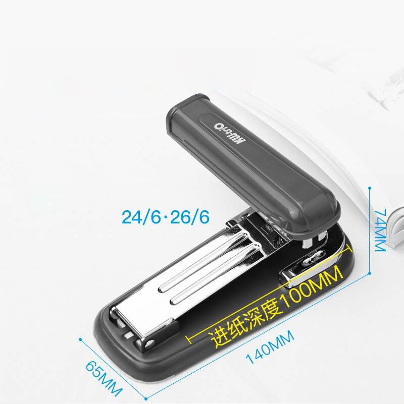 Fromthenon Rotary Stapler Sewing Machine 25 Sheets Fun Office Stapler and Staples Home Office Equipment School Accessories: black