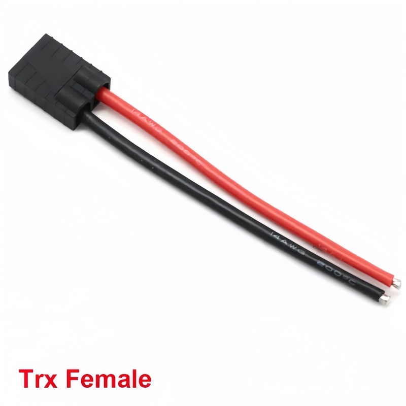 10cm RC vehicle and ship model battery ESC connection cable XT30 XT60 XT90 T EC2 EC3 EC5 EC8 male/female plug: Blue