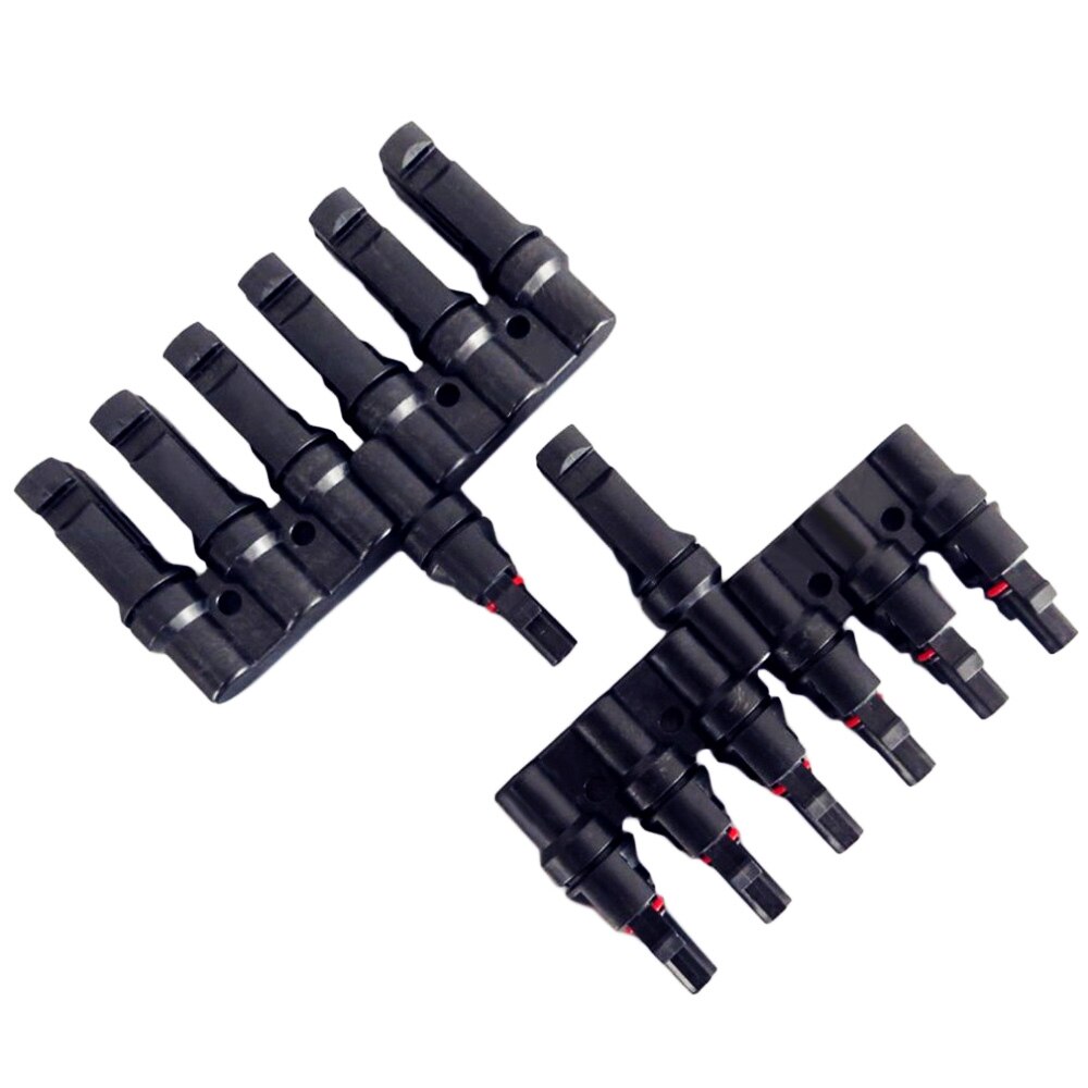 2in1/3in1/4in1/5in1/6in1 PV Connector Set IP67 Solar Panel Plug Waterproof Adapter Parallel Connectors Photovoltaic Connection