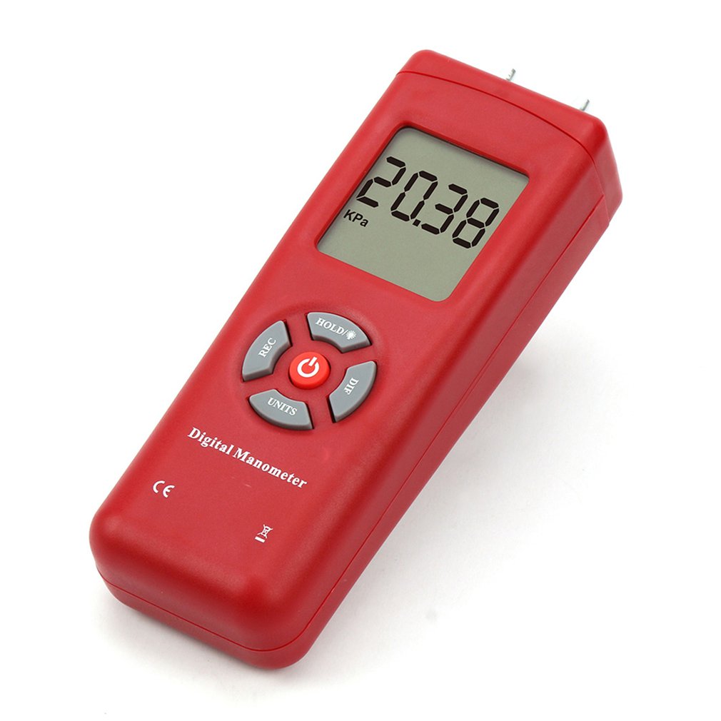 TL-100 Digitale Manometer Luchtdruk Meter Draagbare Manometers Handheld U-Type Drukverschil Meter