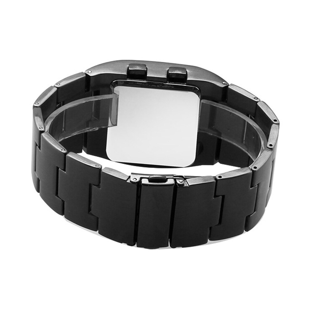 Mannen vrouwen fitness elektronische led display draagbare armband iron man verstelbare casual business outdoor cool digitaal horloge