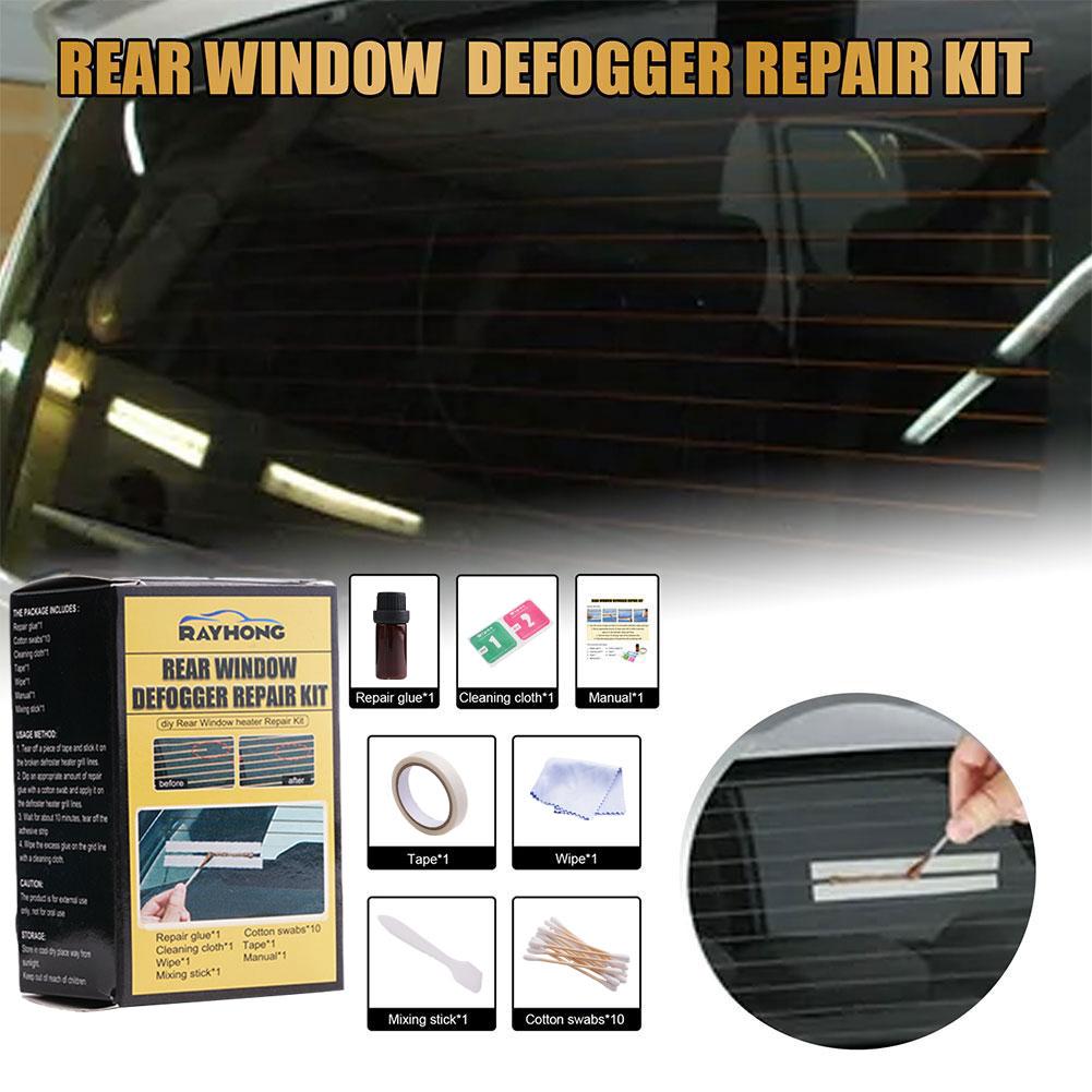 Auto Heckscheibe Defogger Reparatur satz DIY Schnell reparatur gitter gebrochene Linien Pflege Defroster Auto Bausatz Heizung Zubehör zerkratzt f6f8