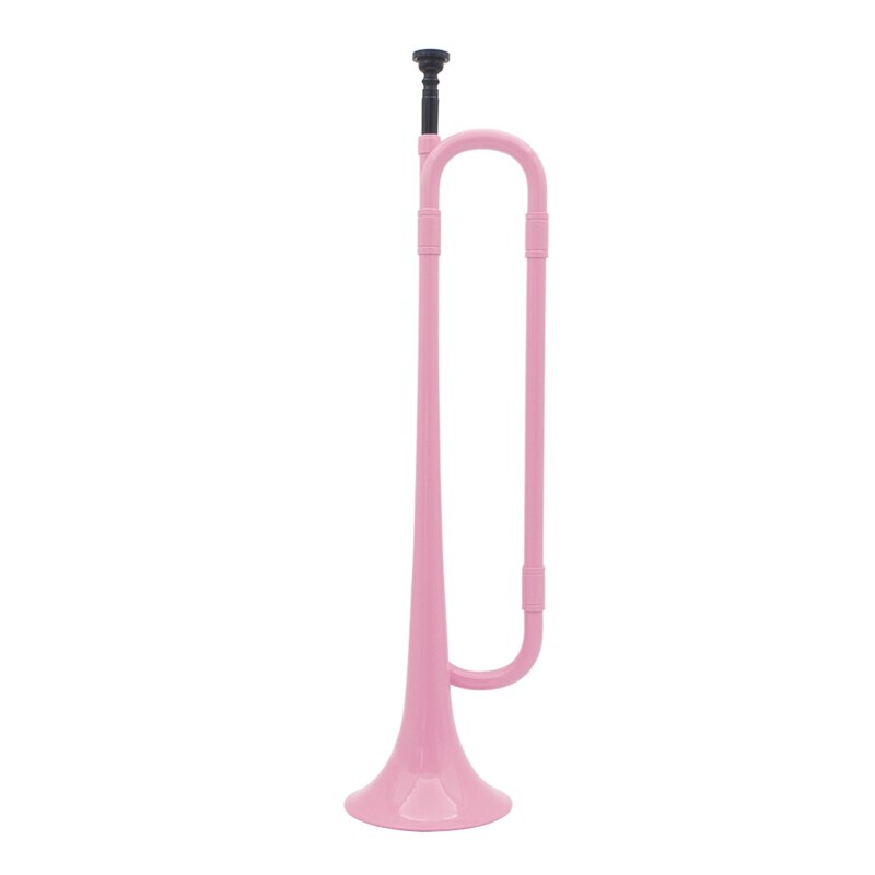Plasttrumpet - bekvämt ergonomiskt grepp - bb autentiskt ljud för student- och nybörjare abs konstruktion: Rosa
