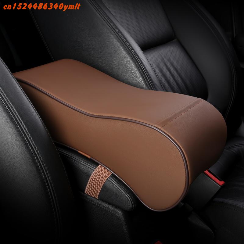 Para Mitsubishi Eclipse Cross caja de reposabrazos Central de coche 3D accesorios de cubierta de cuero Artificial, estilo de coche