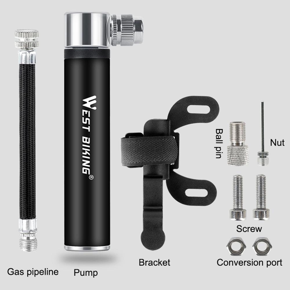 Mini Fahrrad Pumpe Aluminium Legierung Radfahren Hand Luftpumpe Ball Reifen Inflator MTB Mountain Road Bike Pumpe 120PSI Bike Air inflator