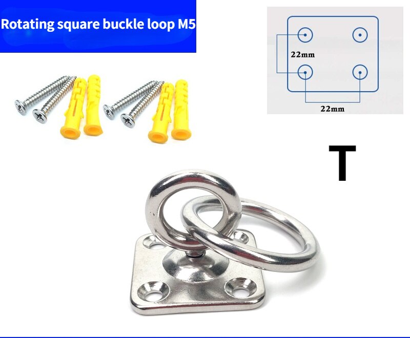 304 stainless steel ceiling hook pad eye plate u-shaped hooks stainless steel ceiling hooks