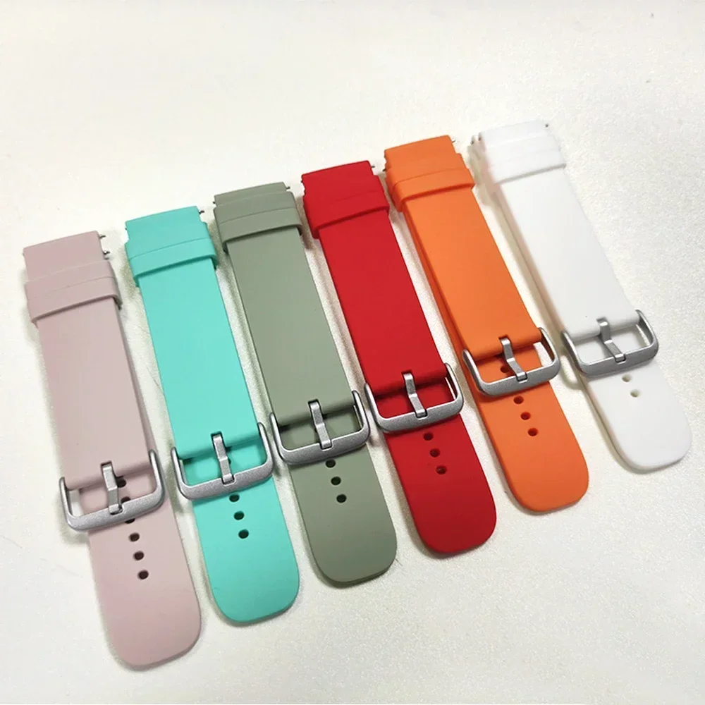 20mm 22mm silikonebånd til xiaomi watch  s4/s3/s2/s1 pro rem til huawei ur/garmin armbånd vandtæt armbånd til amazfit