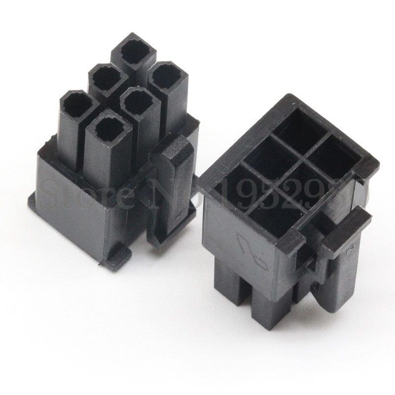 30 Set 4.2mm Connector 3901-2120 PC Computer Graphics Card PCI-E GPU 6Pin 5557 Male Housing with Terminals