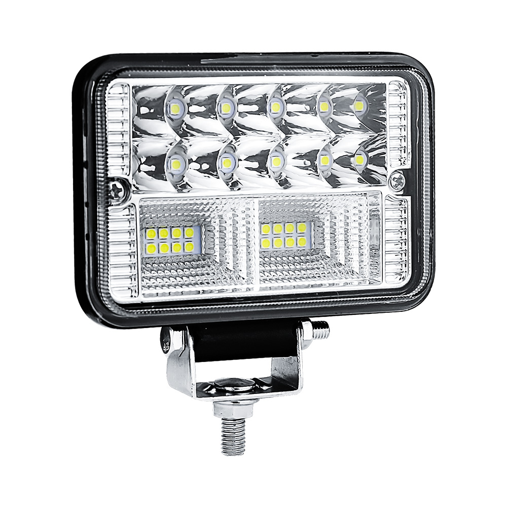 Phare antibrouillard pour remorque, 4 pouces, lampe de travail, camion, 26/12/24V, pour voiture, conduite SUV, 78W
