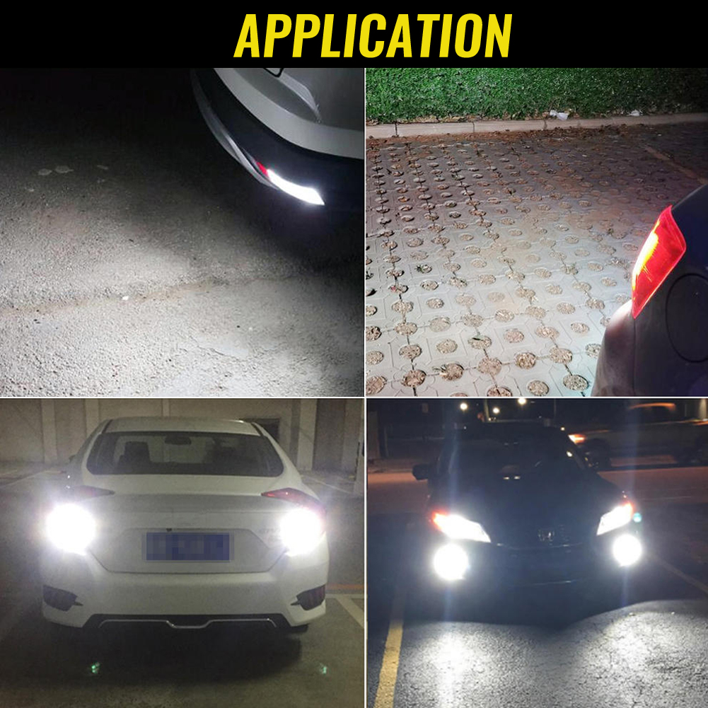 2Pcs 1156 BA15S P21W Led Auto Staart Lamp Remlichten Reverse Lamp Dagrijverlichting Signaal Light Auto Achteruitrijcamera turn 100W