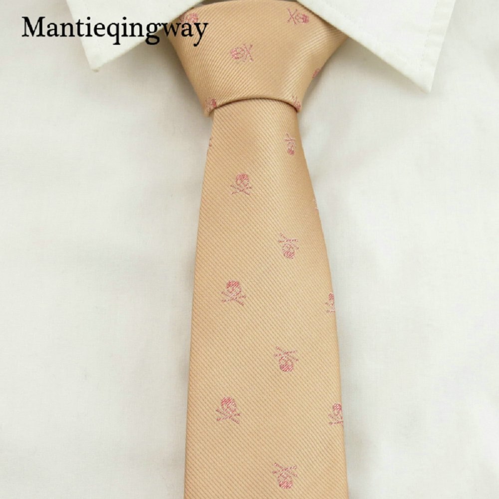 Food and Drink Ties | Specialty Ties for Men | Woven Skinny Neckties | Gift for Work Colleague | Bday Gift for Guys, huhn, M