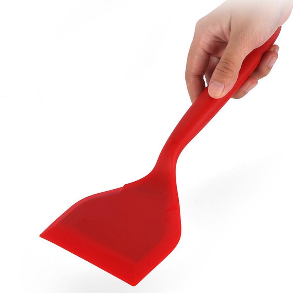 1pc Non-stick Silicone Cooking Spatula Kitchen Cake Baking Scraper Kitchen Cookware Home Cooking Utensils Cooking Utensils