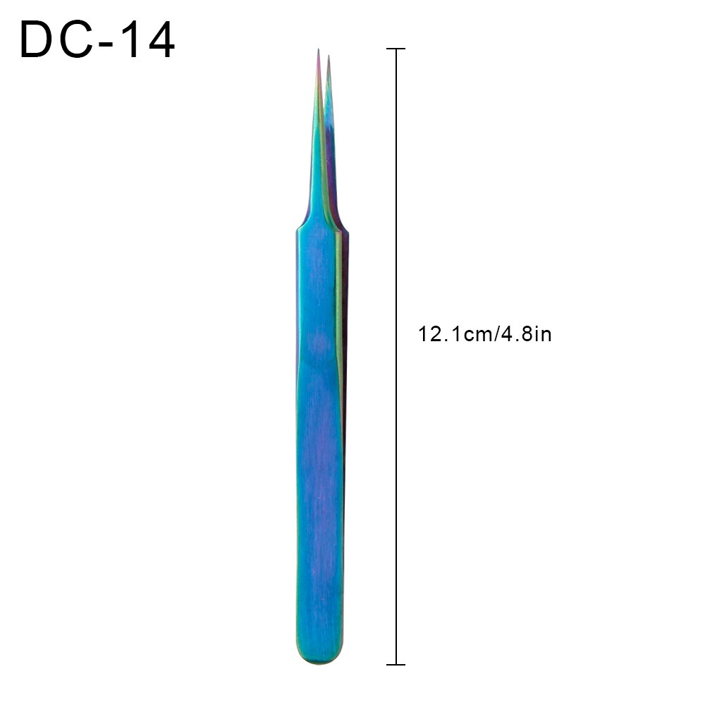 Stainless Steel Nail Clipper Cutter Scissor Rainbow Tweezer Clipper Dead Skin Remover Edge Cutter Plier Manicure Nail Art Tools: DC14