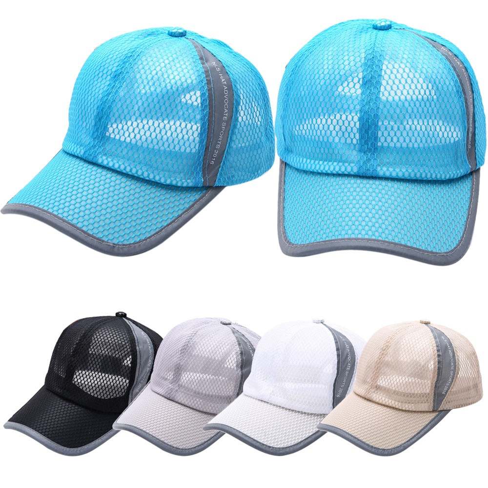 Womail baseball cap Unisex Paar Mode Zomer Ademend Mesh Baseball Cap Sport Hoeden Verstelbare Hoed f21