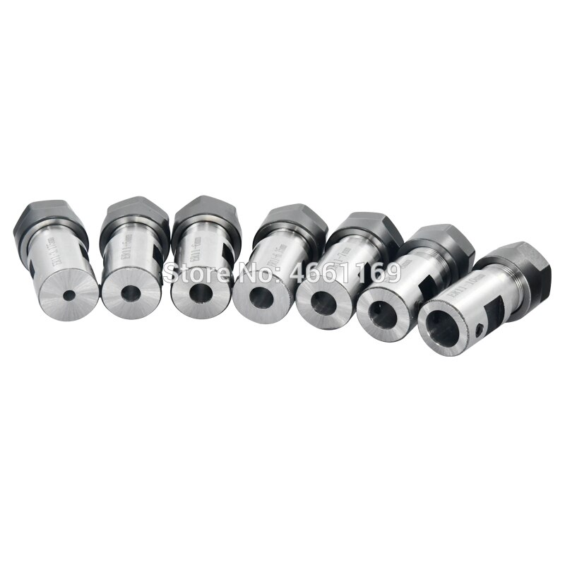 Juego de Herramientas de torno de eje de Motor, C16 ER11, 5mm, 6mm, 6,35mm, 7mm, 8mm, 10mm, extensión de mandril, husillo, Collet + 2 Uds., 1/4 1/8, 1 Juego