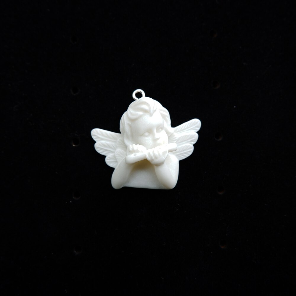 Leuke Angel Charms Hangers Hars Cabochon voor DIY decoratie ketting oorbel sleutelhanger Sieraden Maken